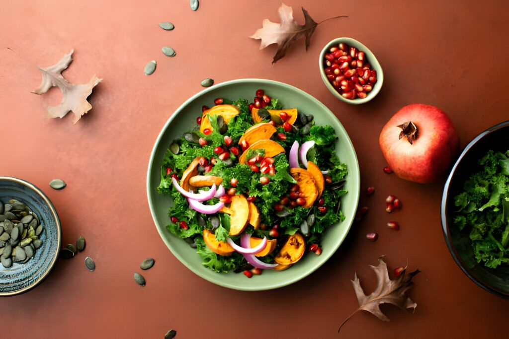 Sweet Potato and Kale Salad