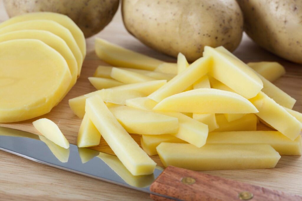 French Fries: Cutting and Blanching