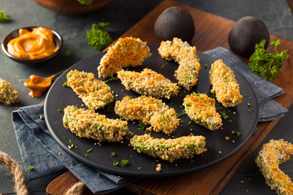 Healthier Alternatives to French Fries: Baked Avocado Fries